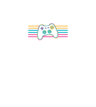 Gamer Controler Retro model negru pe tricou