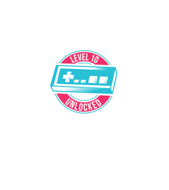 Level 10 Unlocked 10th Birthday model alb pe tricou