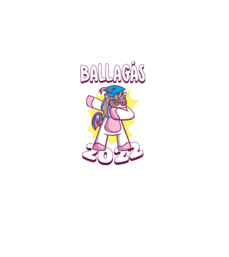 Inorog Bacalaureat model alb pe tricou