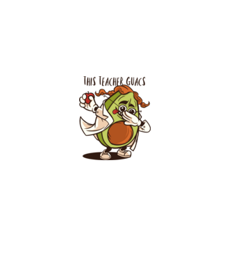 Profesor Avocado DAB model gri pe tricou