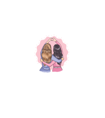 Best Friends Forever - Cele mai bune prietene model negru pe tricou