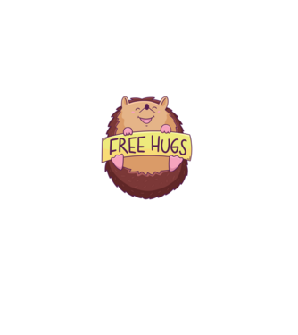 Free Hugs Arici model gri pe tricou