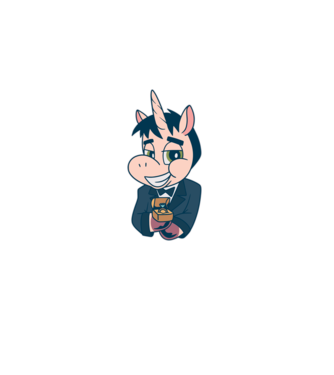 Mire unicorn model albastru deschis pe tricou