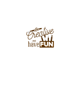 Be creative and have fun model gri pe tricou