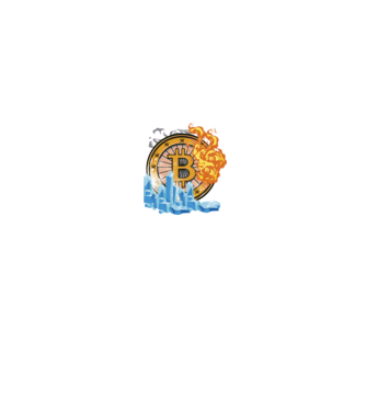Logo Bitcoin model negru pe tricou