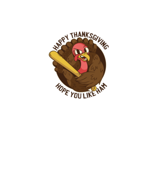 Happy Thanksgiving - Hope you like Ham model gri pe tricou