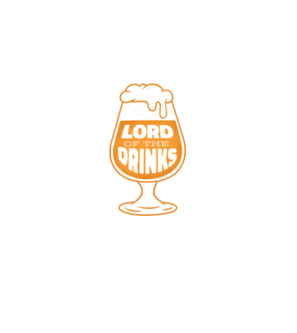 Lord of the Drinks Bere model negru pe tricou