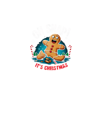 Oh snap! It's christmas Negru model turcoaz pe tricou