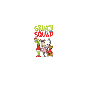 Grinch Squad model albastru jeanși pe tricou