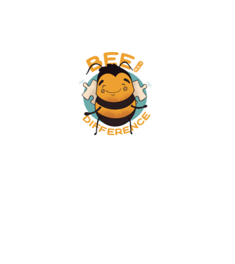 Bee the Difference - Fii tu însuți diferența model turcoaz pe tricou