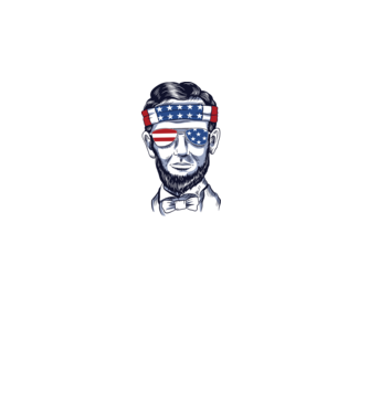 Lincoln USA model roz pe tricou