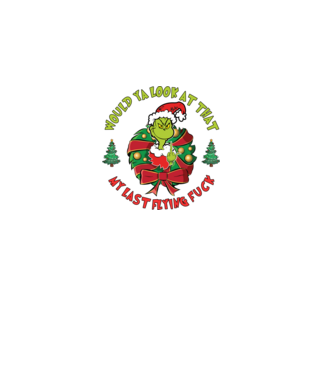 Would ya look at that - Grinch model negru pe tricou