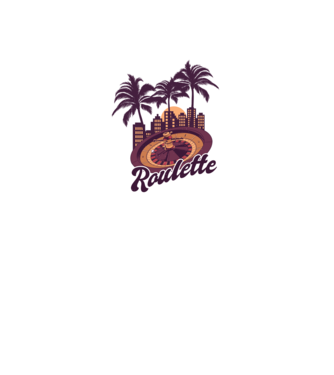 Casino Roulette model negru pe tricou