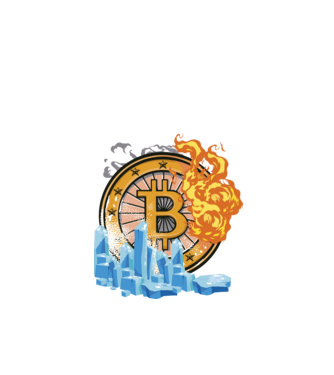 Logo Bitcoin model negru pe tricou