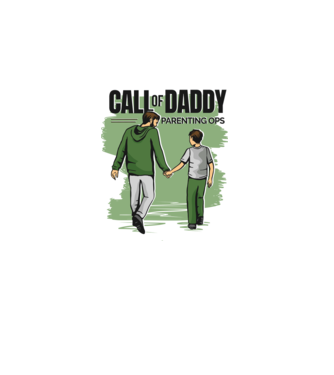 Call of Daddy - Pentru tata model gri pe tricou