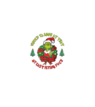 Would ya look at that - Grinch model negru pe tricou