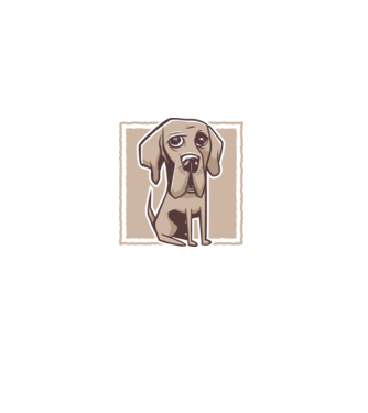 Câine Mastiff german model alb pe tricou