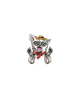 Pew Pew Pew Madafakas Chivava model negru pe tricou