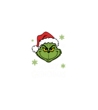 Merry Grinchmas Negru model negru pe tricou