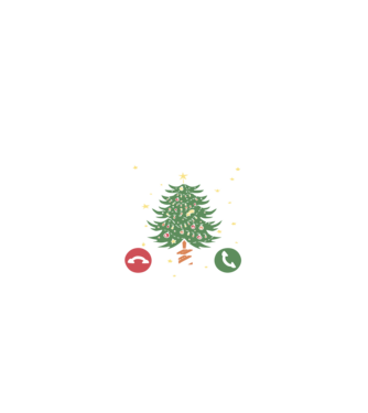 Christmas is calling model nisipiu pe tricou