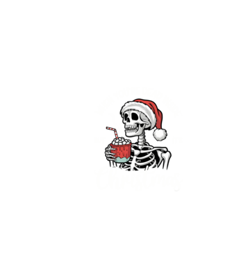 Dead inside, but it's christmas Negru model negru pe tricou