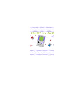 I paused my game to be here - Gamer pulovăr urât model negru pe tricou