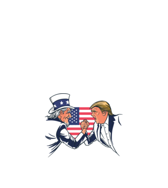 Trump Vs Unchiul Sam SUA 2020 alegeri prezidențiale model nisipiu pe tricou