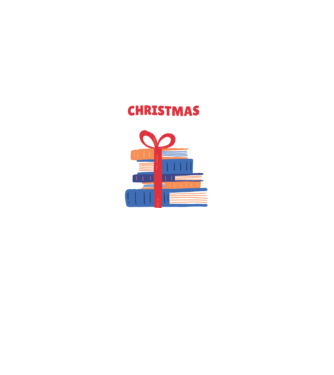 All I want for Christmas is Books tricou cu cărți model negru pe tricou