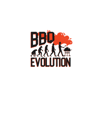 BBQ Evoluție Grătar model gri pe tricou