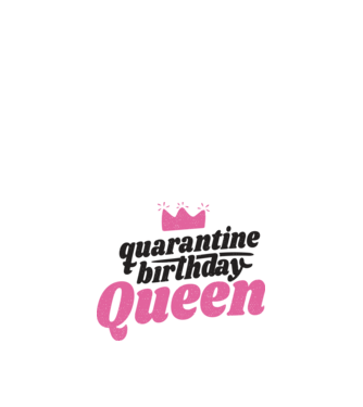 quarantine Queen model nisipiu pe tricou