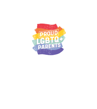 Părinți mândri LGBTQ model albastru închis pe tricou