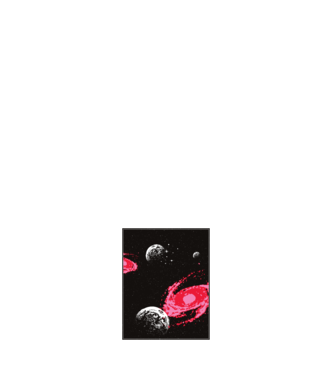 Cosmos Spațiu model negru pe tricou