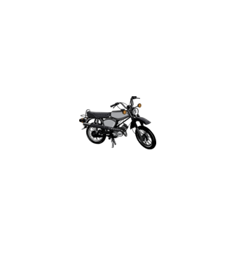 Motocicletă model alb/roșu pe tricou