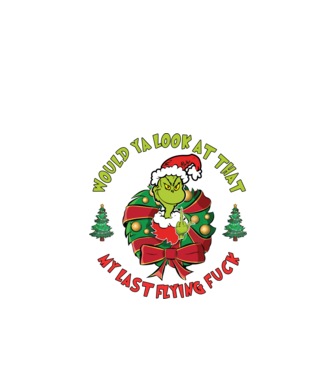 Would ya look at that - Grinch model negru pe tricou