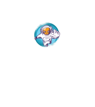 Alien Astronaut model negru pe tricou