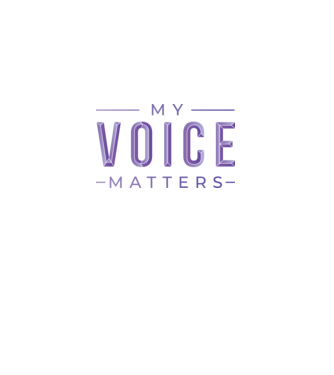 My Voice Matters de Ziua Femeii model alb pe tricou