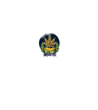 Marijuana Kush model negru pe tricou