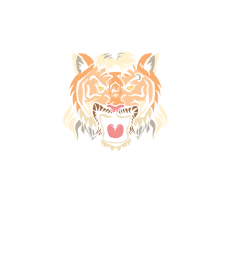 Tiger King Tigru model turcoaz pe tricou
