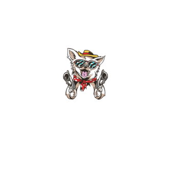 Pew Pew Pew Madafakas Chivava model negru pe tricou