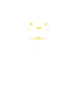 Motiv Ouija model negru pe tricou