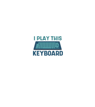 Tastatura Gamer model alb pe tricou