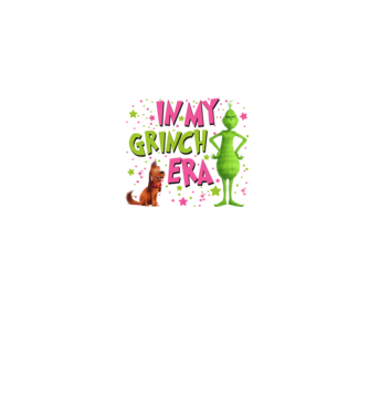 In my Grinch era model negru pe tricou