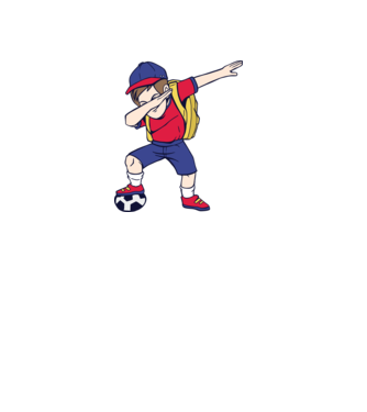 Școlar Fotbalist DAB model gri pe tricou