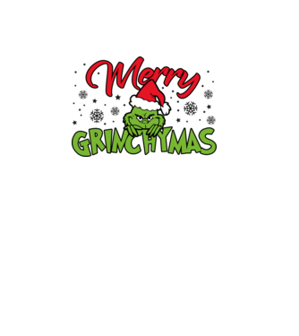 Merry Grinchymas - Grinch model verde pe tricou