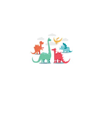 Dinozauri model albastru jeanși pe tricou