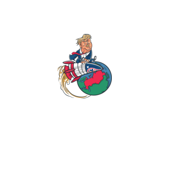 Trump bombă model gri pe tricou