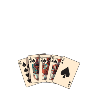 Poker All in model negru pe tricou