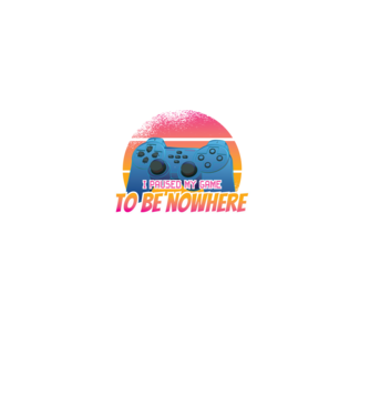 I paused my game to be nowhere model negru pe tricou