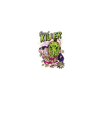 Cereal Killer model verde pe tricou