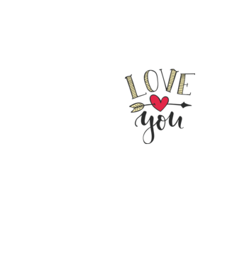 'Te iubesc tricou pentru Valentine''s Day' model galben neon pe tricou